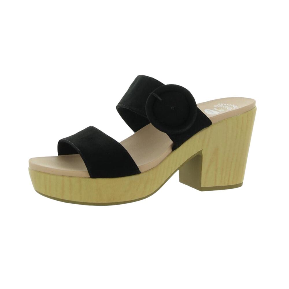 Dr. Scholl’s Women's Bayside Platfrom Block Heel Sandals Black Size 10